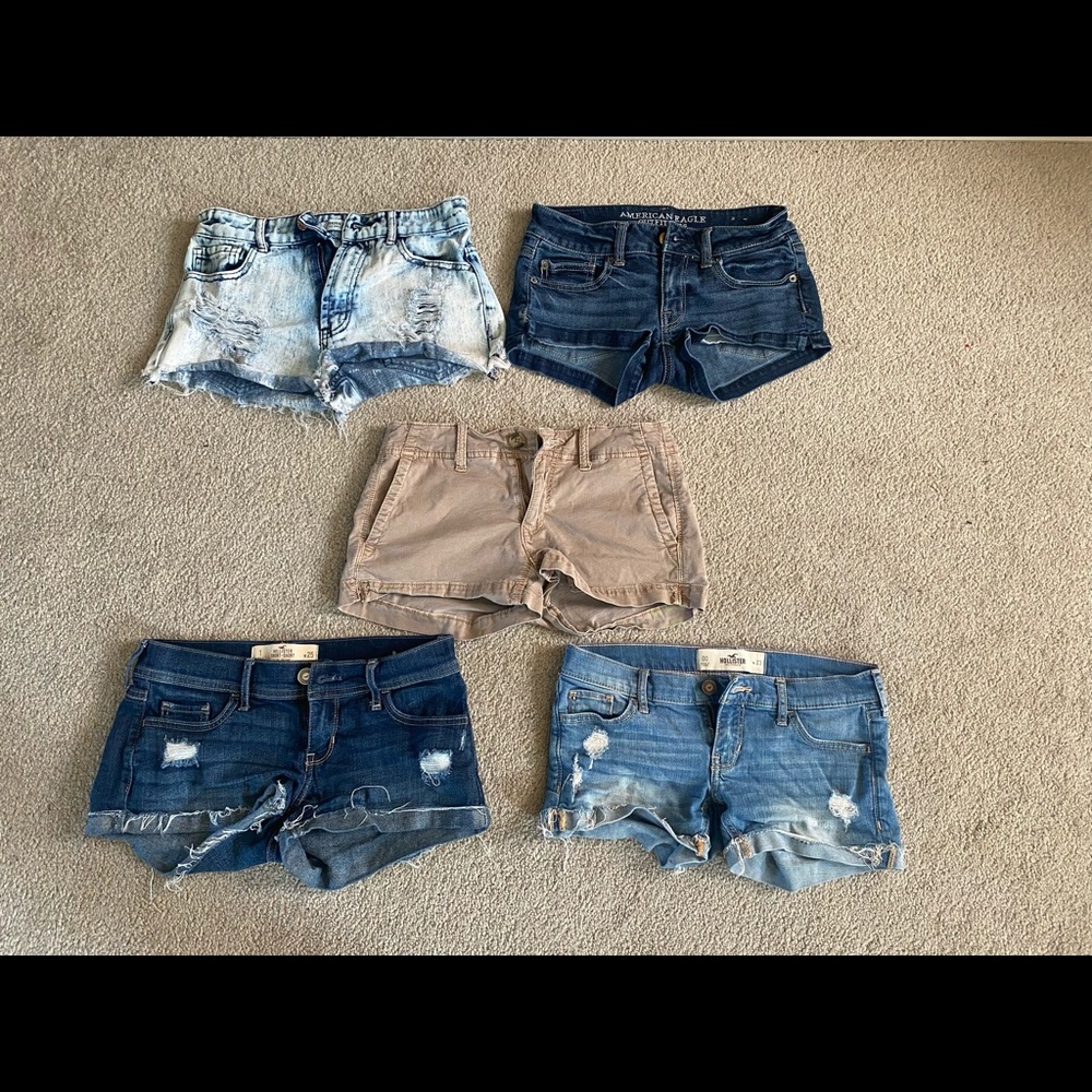 5 pack name brand shorts